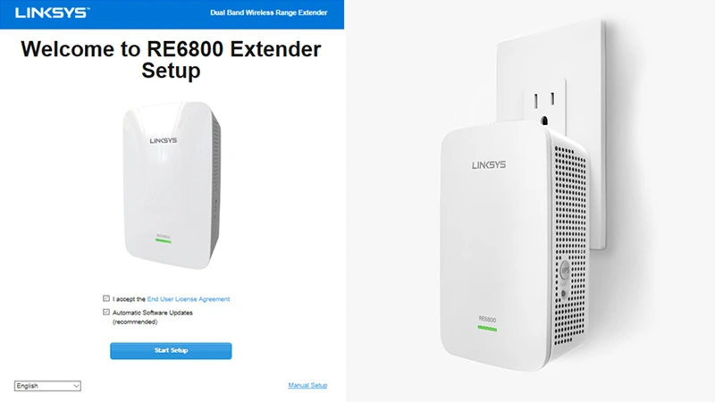 Linksys RE6800 Setup